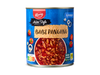 Blik Aziatische Babi Pangang met Nutri-Score A en 3 sterren Beter Leven keurmerk.