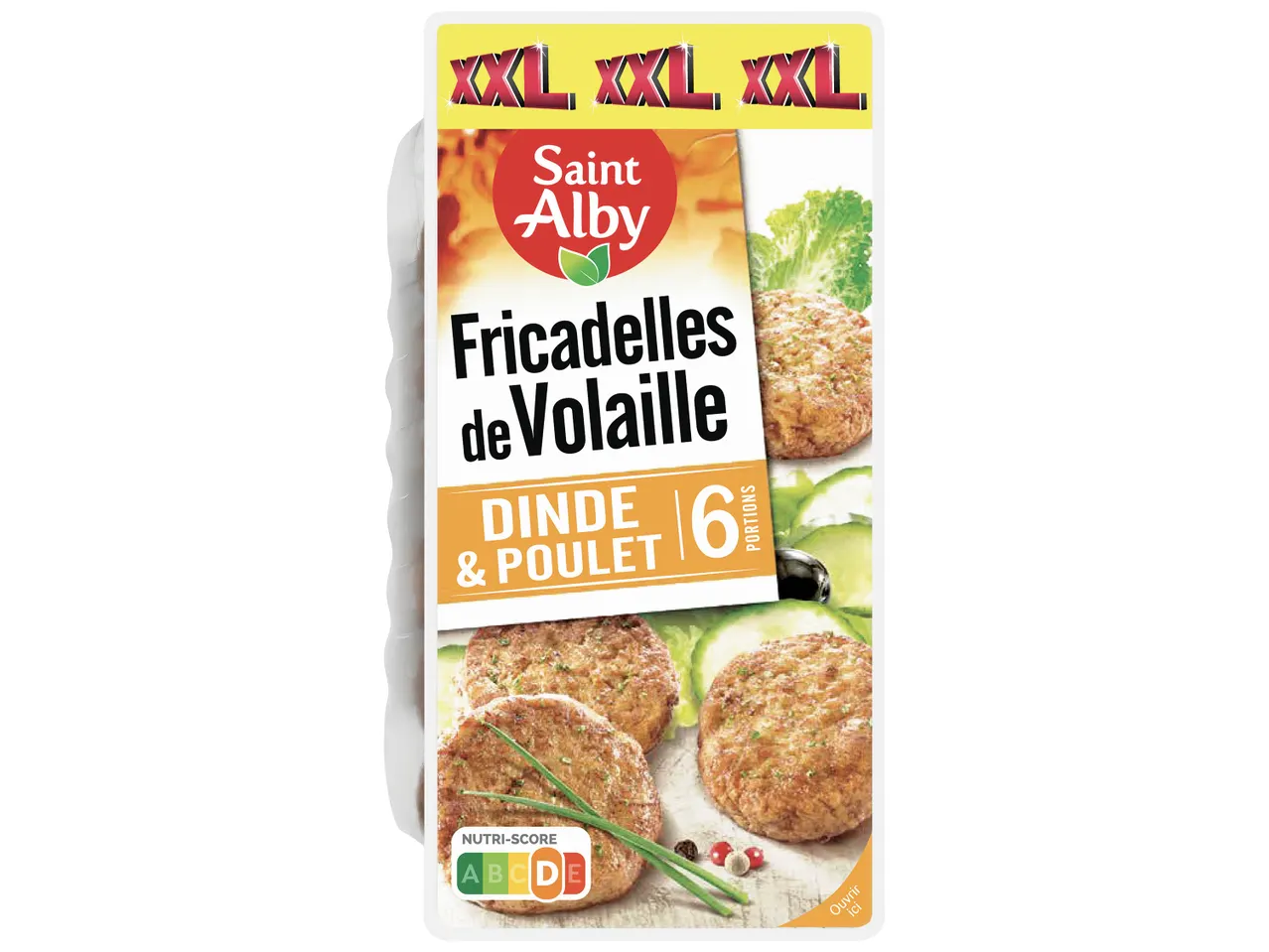 Saint Alby Fricadelles de volaille XXL.