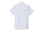 White men's short-sleeve shirt.