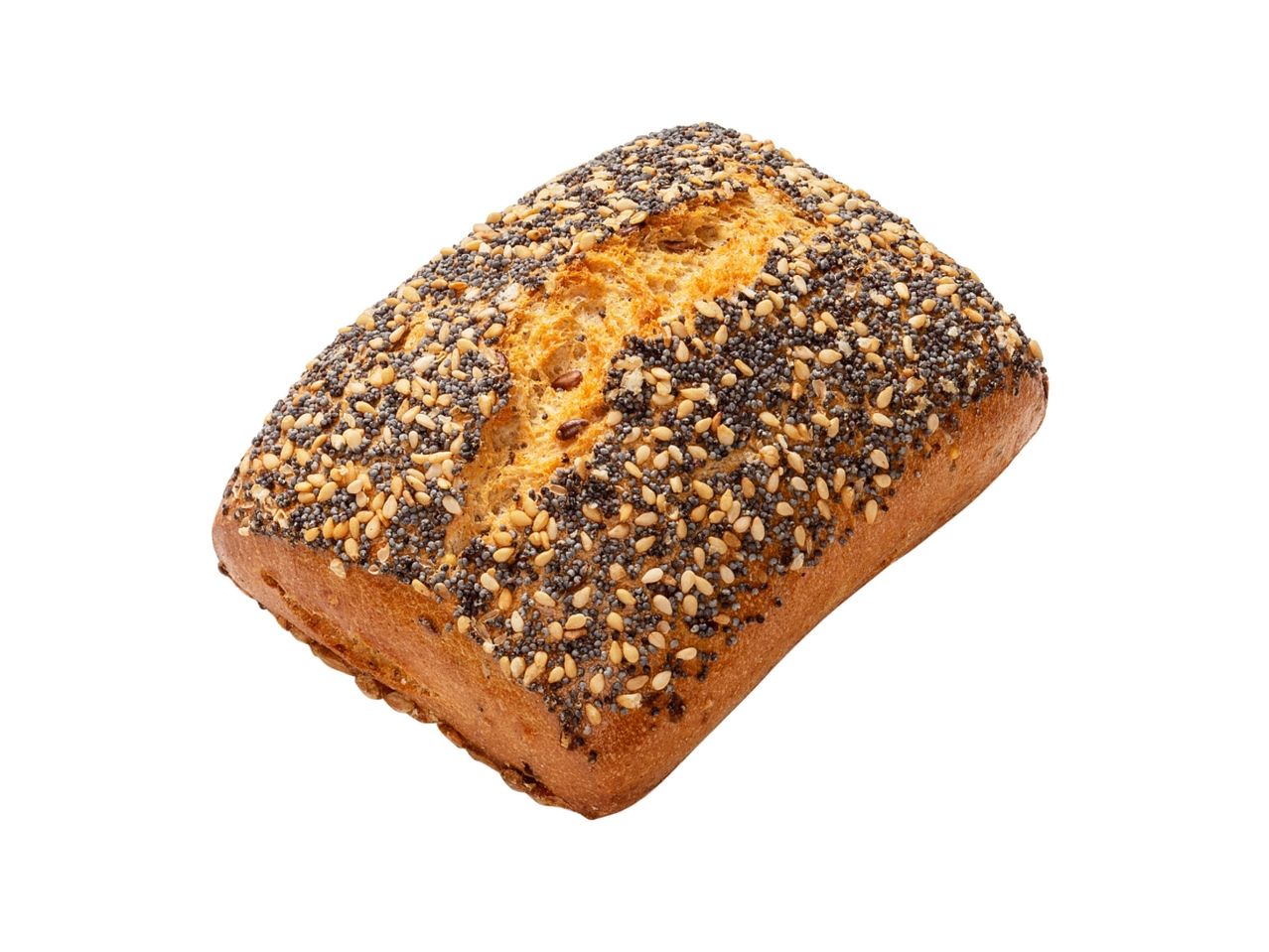 Unikonsiemen-, seesami- ja monisiemeninen sämpylä.