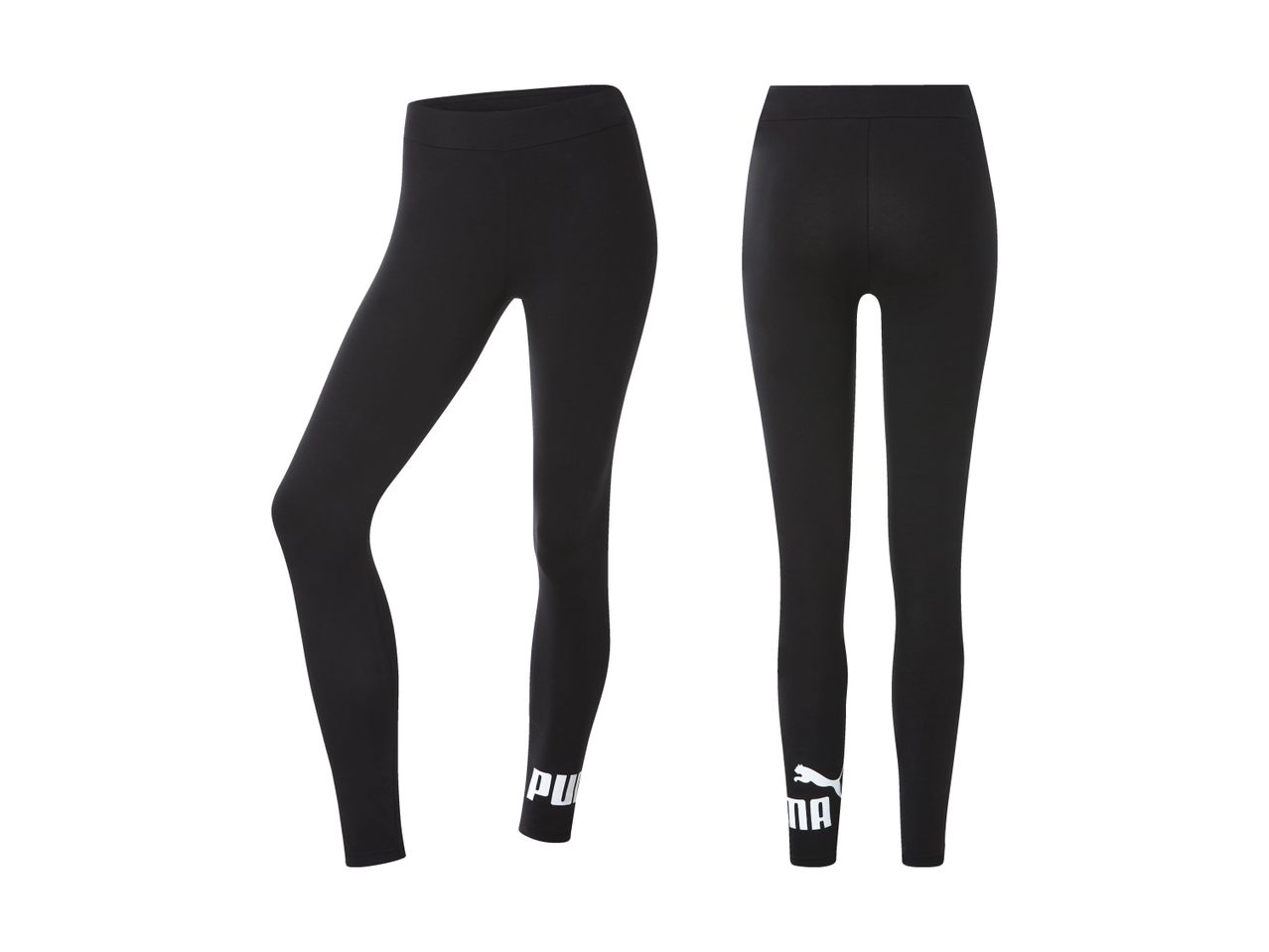 Schwarze Puma Yoga Leggings.