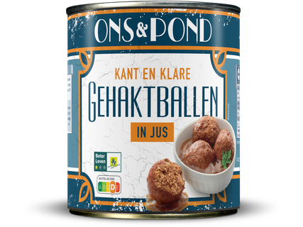 Gehaktballen in jus