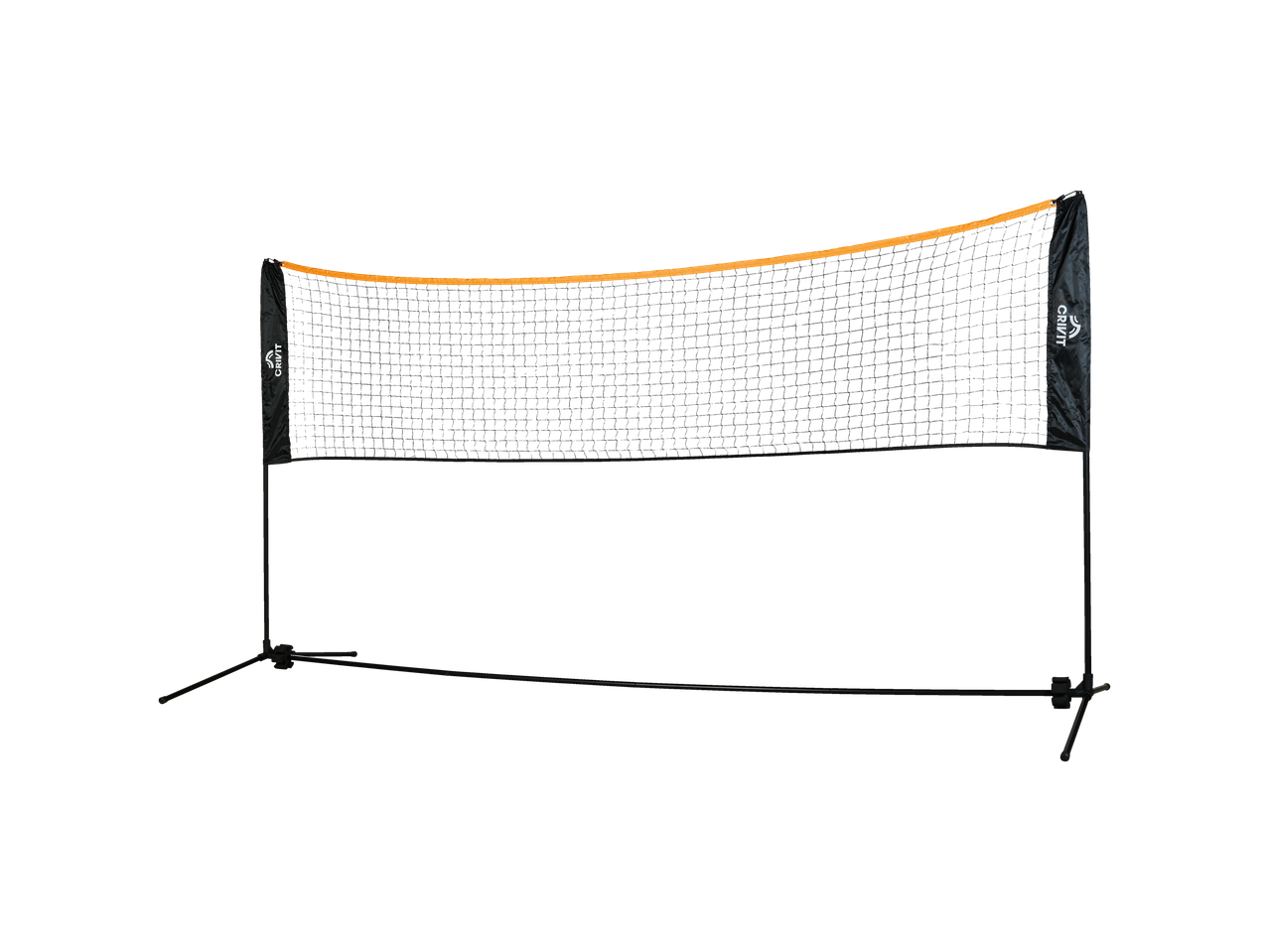 Filet de badminton Crivit avec support.