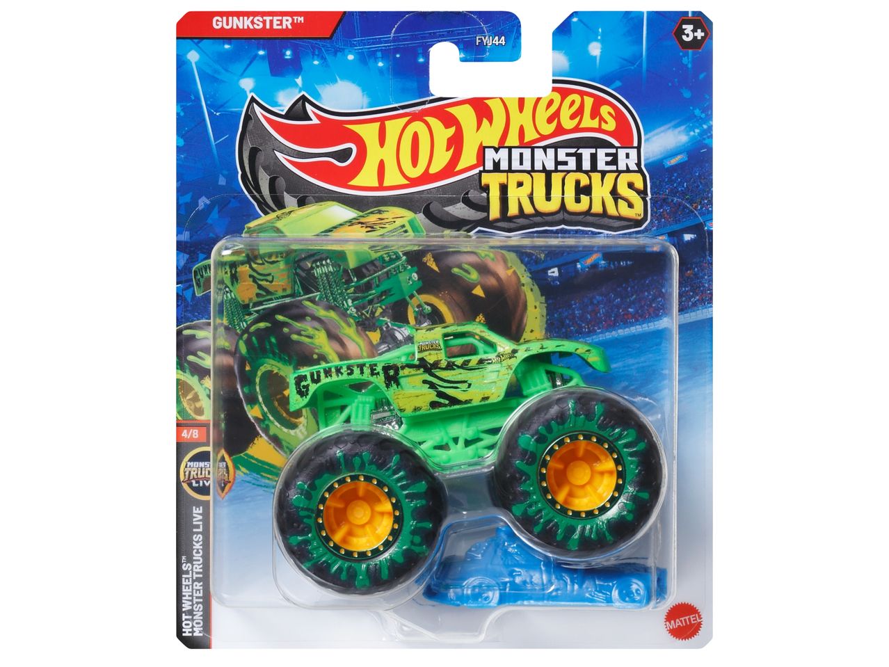 Hot Wheels Monster Trucks играчка, в зелено.