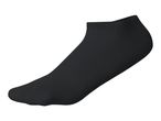Single black ankle sock, shown from the side on a white background.