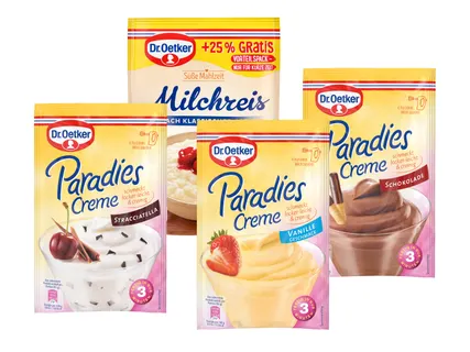 Dr. Oetker Paradies Creme/Süße Mahlzeit