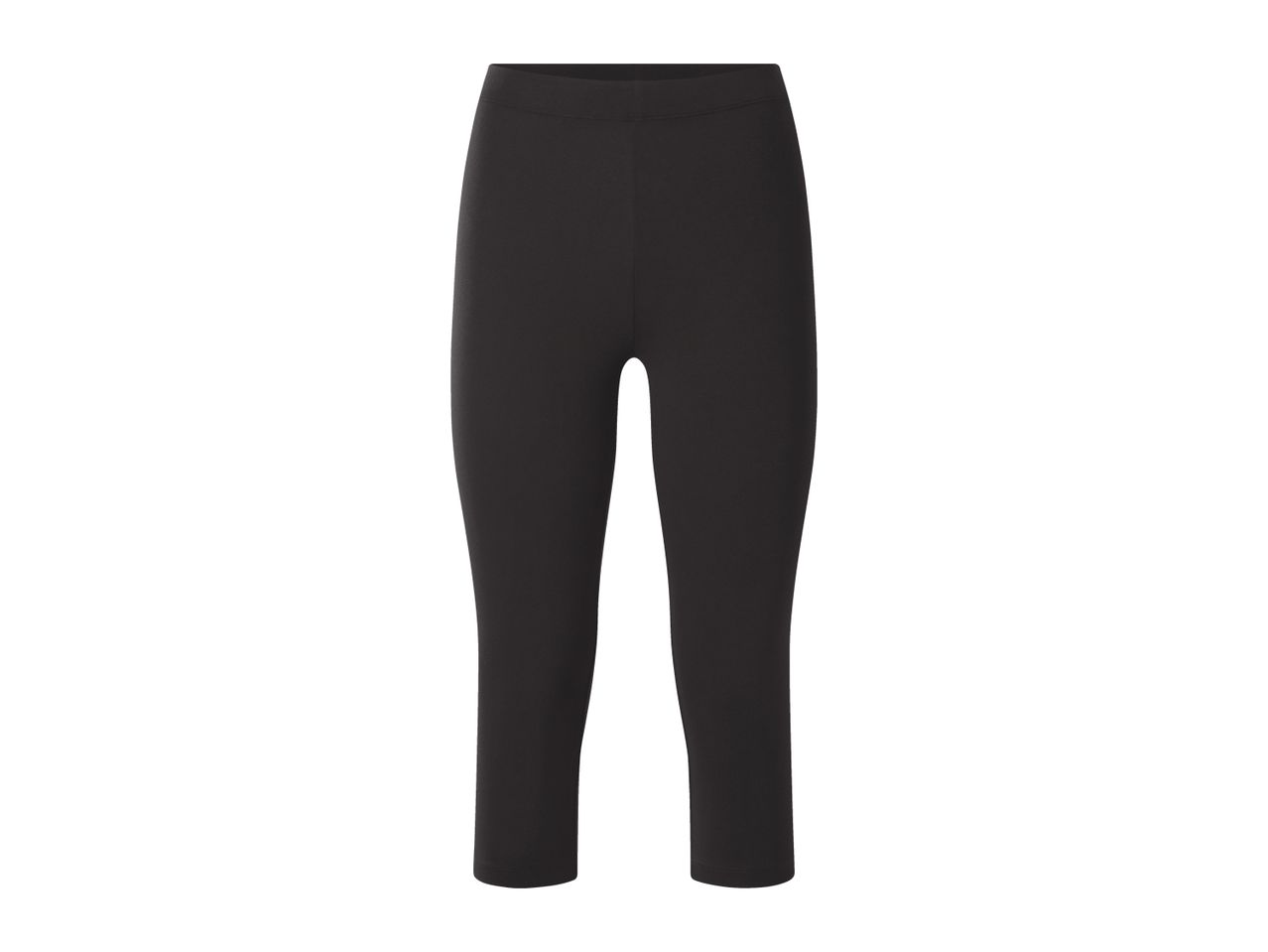 Black women's capri leggings
