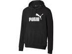 Black Puma hoodie with a white logo on the front