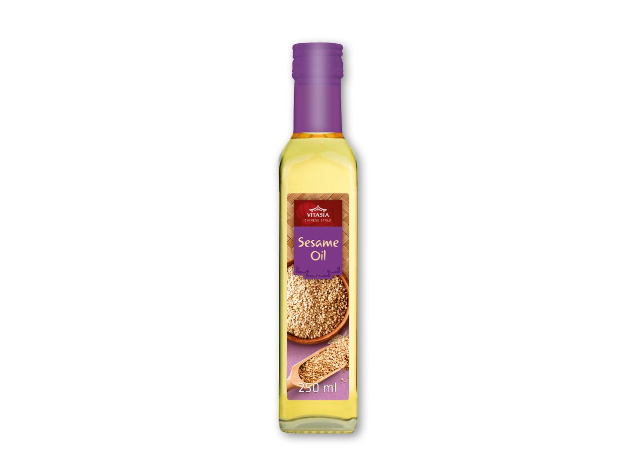 Flaske med sesamolie i kinesisk stil, 250 ml.