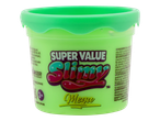 Super Value Mega Slime u jarko zelenoj posudi.