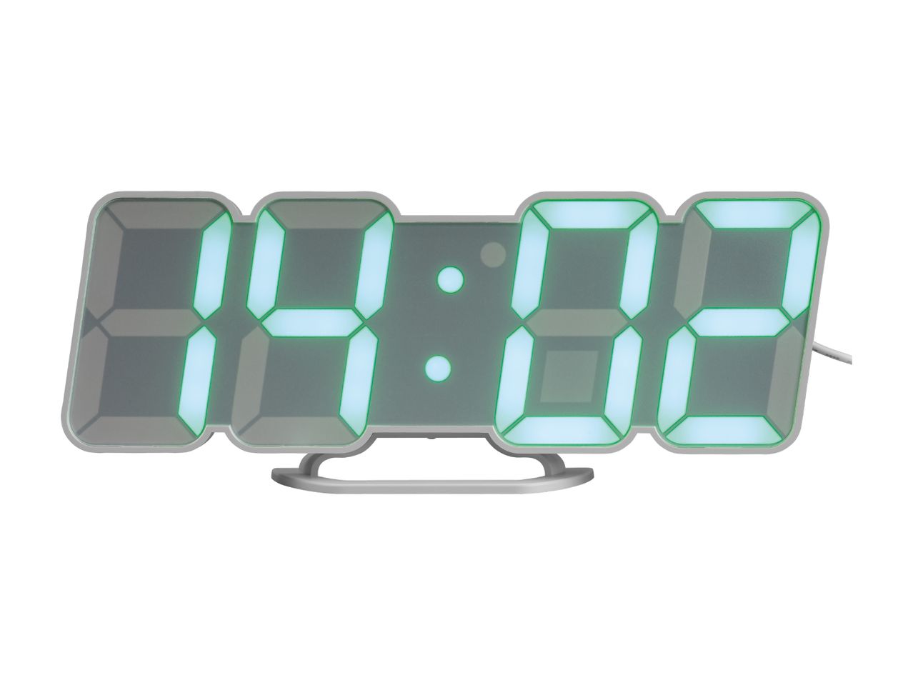 En digital LED-ur med et moderne design.