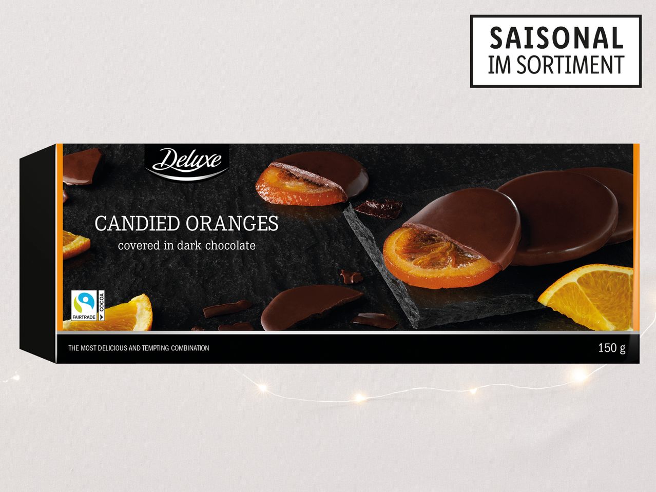 Gehe zu Vollbildansicht: Kandierte Orange mit dunkler Schokolade - Bild 1