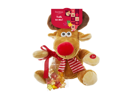 FAVORINA Говореща плюшена играчка с желирани бонбони
