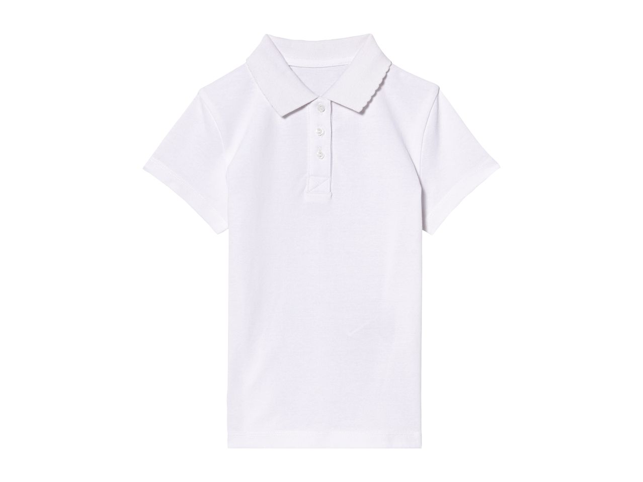 Girls’ White School Polo Shirts - 2 Pack