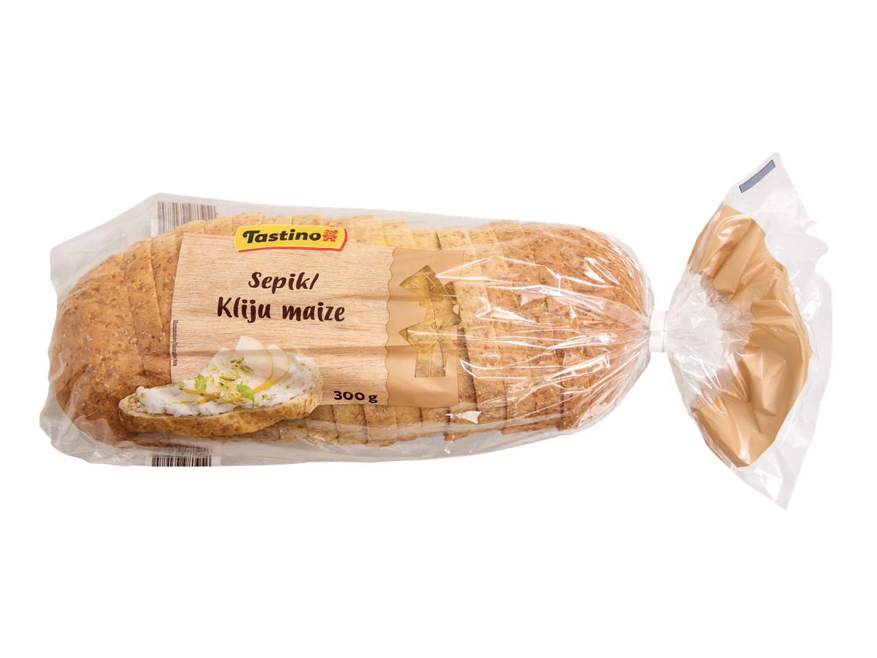 Tastino täisteraleib, 300 g.