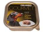 Orlando Gourmet: csirkés, borsós és sárgarépás pástétom kutyáknak.