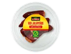 El Tequito red jalapeños with cream cheese (150g).