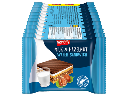 Tejes-mogyorós ostyaszelet*