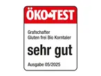 ÖKO-TEST-Siegel für Grafschafter Gluten frei Bio Korntaler: sehr gut (Ausgabe 05/2025)