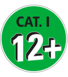 Étiquette CAT. I 12+