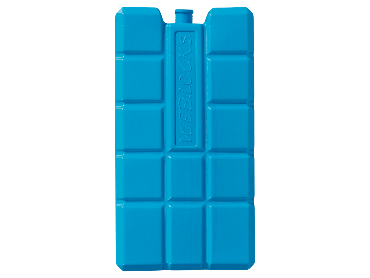 Acumulator de frig CRIVIT albastru cu textul 'ICEBLOCKS'