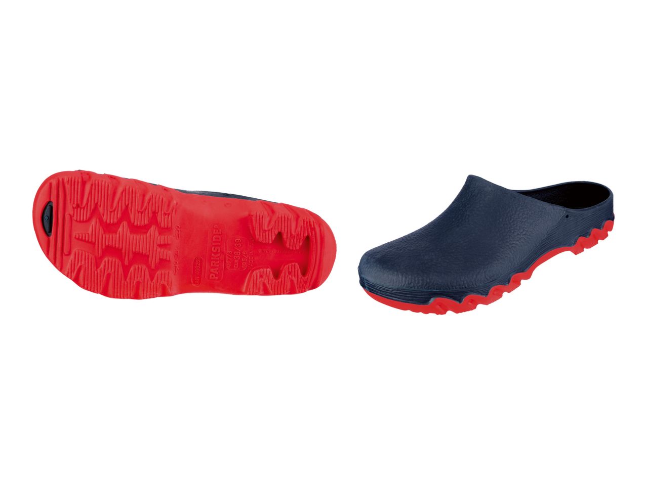 Go to full screen view: Parkside Ladies' Garden Clogs - Navy - Image 4