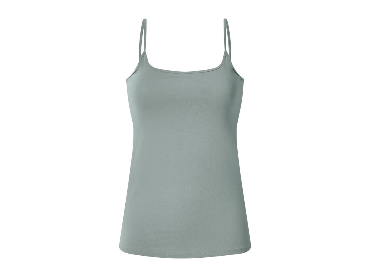 Light green women's camisole with thin straps