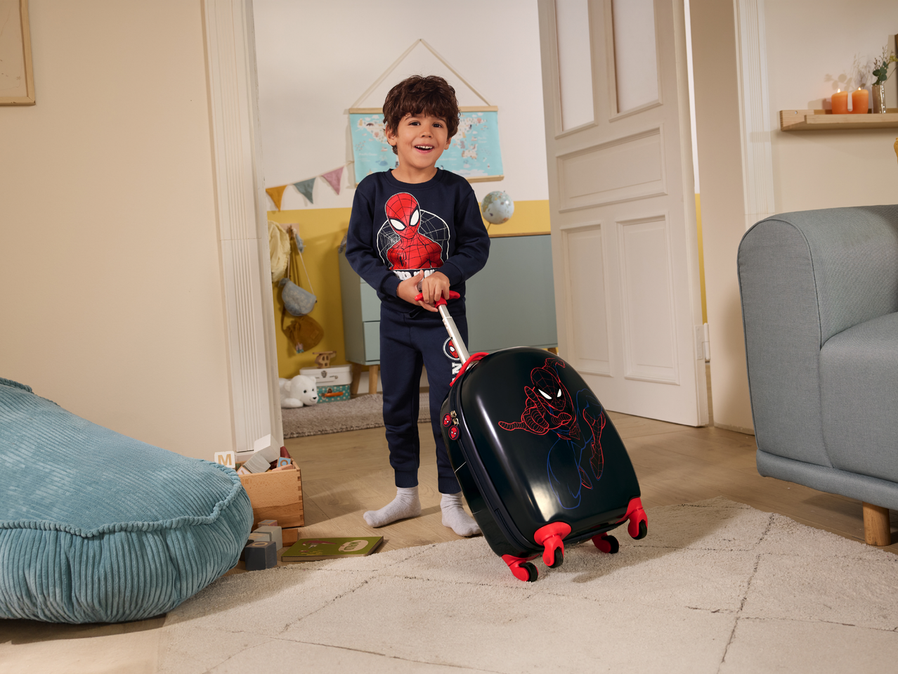 Pantaloni sportivi da bambino "Spiderman, Mickey Mouse"