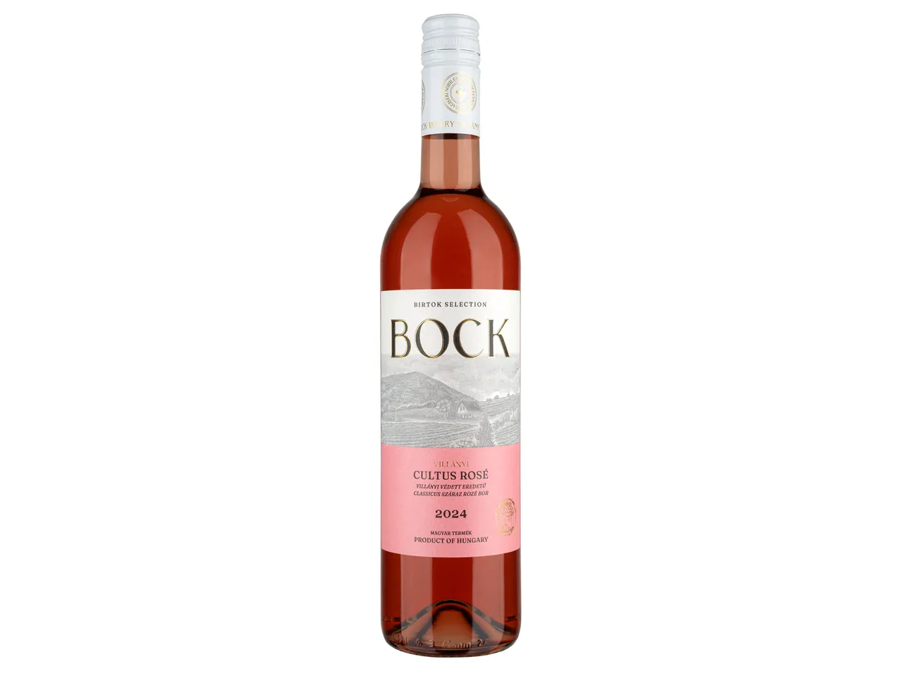 Bock Birtok Villányi Cultus Rosé 2024 bor.