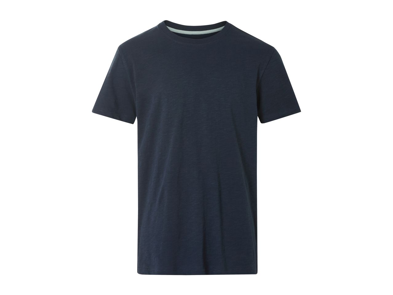 Navy blue men's short-sleeve t-shirt.