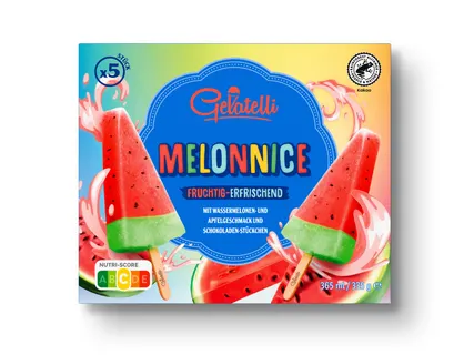 Gelatelli Melonnice Stieleis