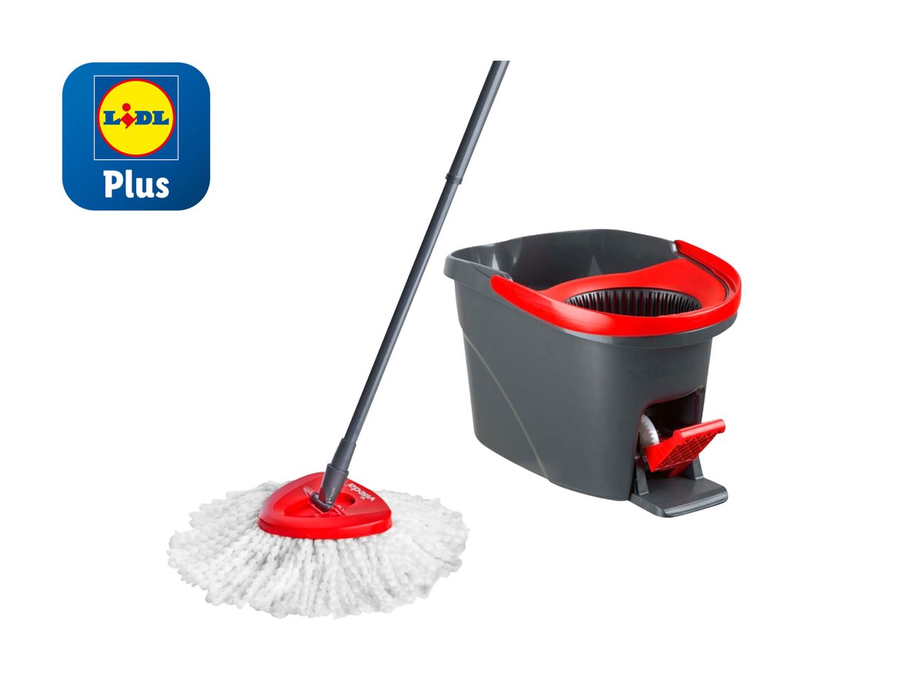 LIDL Plus Vileda Spin Mop und Eimer-Set