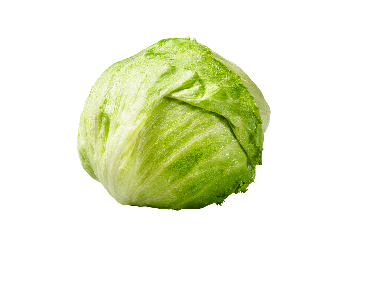 Värske jääsalat veepiiskadega.