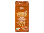 Snack Day mini crackers: volkoren, 250g.