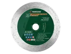 Disco de corte de diamante Parkside de 76 mm para cerâmica, corte a seco e a húmido.