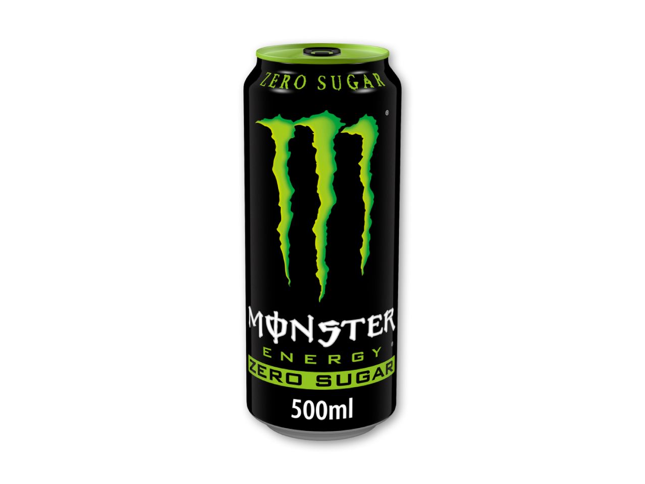 En 500 ml dåse Monster Energy Zero Sugar.