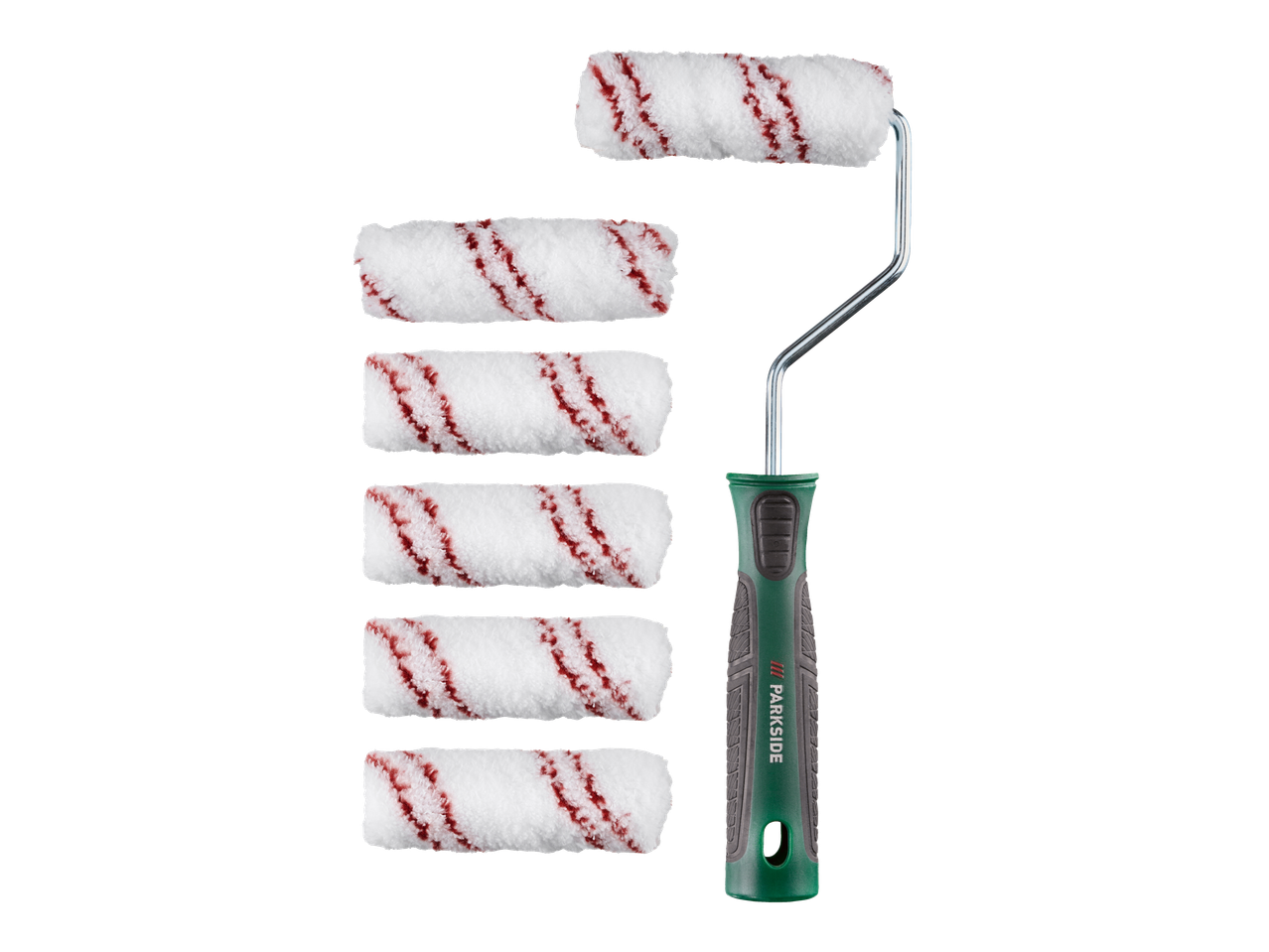 PARKSIDE maalri stardikomplekt rulli ja kuue rullikattega.