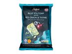 Deluxe hand cooked potato crisps with Blue Stilton, red onion & thyme.