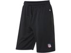 Black NFL shorts with small logo.