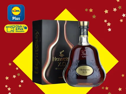 X.O Cognac díszdobozban (Lidl Plus)
