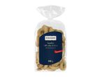 A clear plastic bag of tarallini with olive oil and chili, weighing 500g.