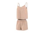 Light pink pajama set with a camisole top and shorts