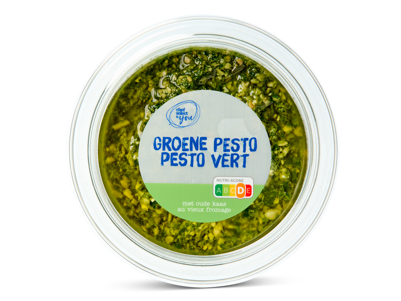 Chef Select Groene Pesto met oude kaas, Nutri-Score D