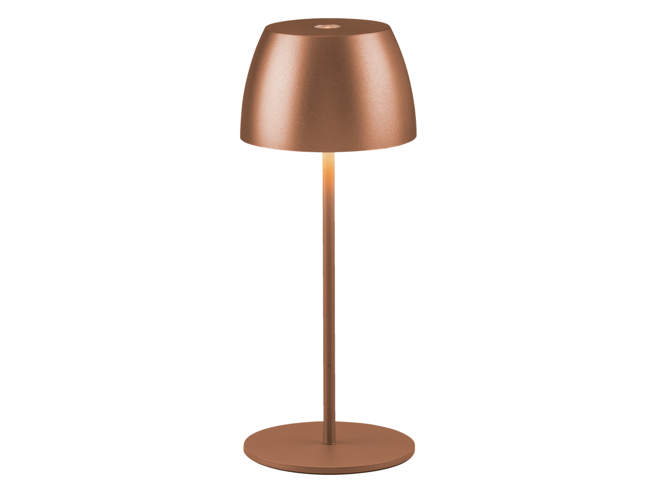 Candeeiro de mesa LED recarregável LIVARNO home, cobre