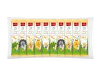 Ten chocolate lollies with Easter animal designs, milk and white chocolate, Fairtrade cocoa.