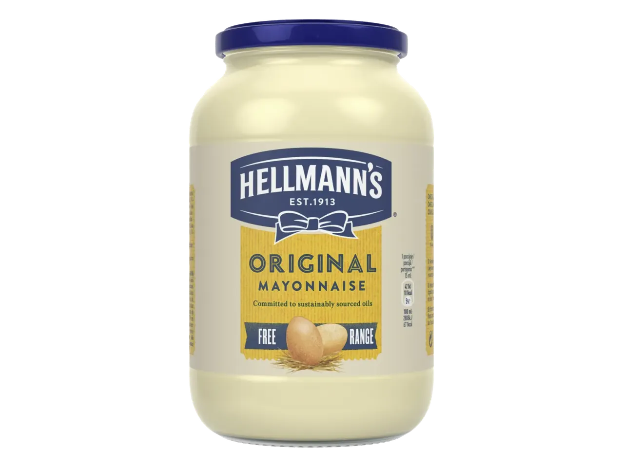 Hellmann's Original majonezo stiklainiukas.
