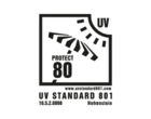 UV Standard 801, προστασία UV 80.