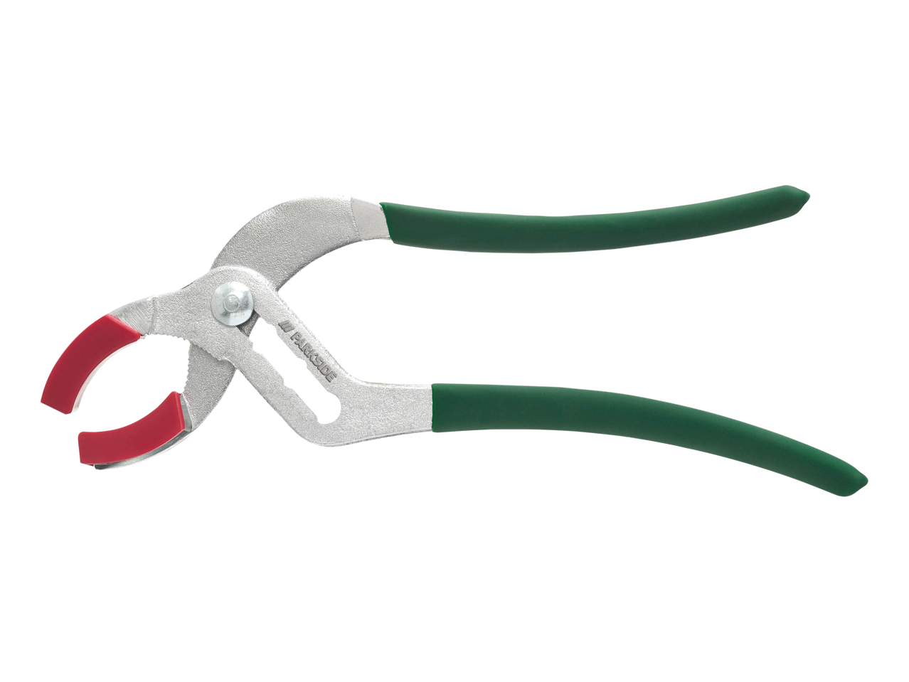 PARKSIDE water pump pliers with green handles and red jaw inserts