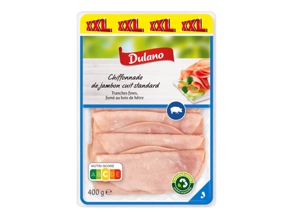 DULANO Chiffonnade jambon cuit standard ou filet de dinde