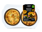 Deluxe Broccoli Cheddar Mini Quiches, 300g, vegetarisch, ovenklaar.